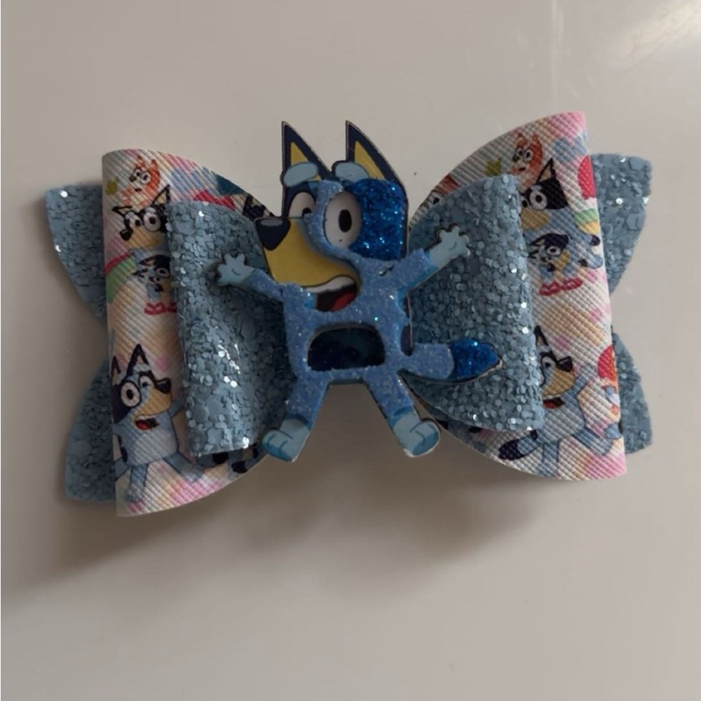 Bluey hair bow